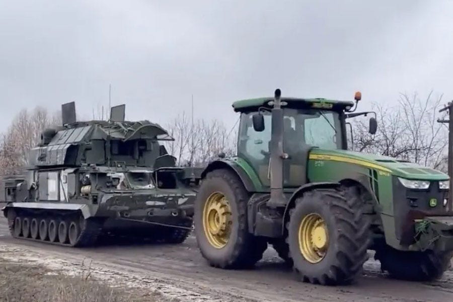 Ukraine Russia targeting ag machinery ahead of planting season