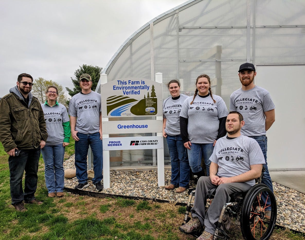 Collegiate Farm Bureaus grow to 13 chapters across Michigan Michigan